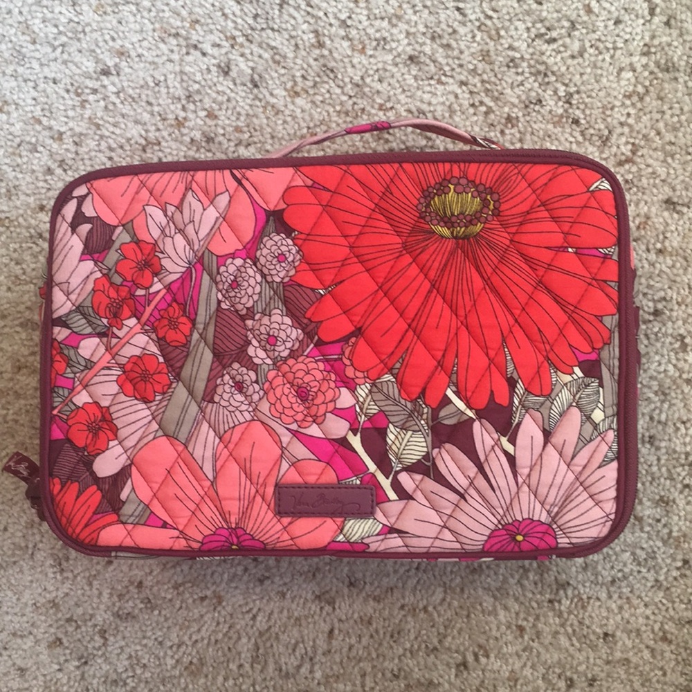 Vera bradley bohemian blooms cosmetic case